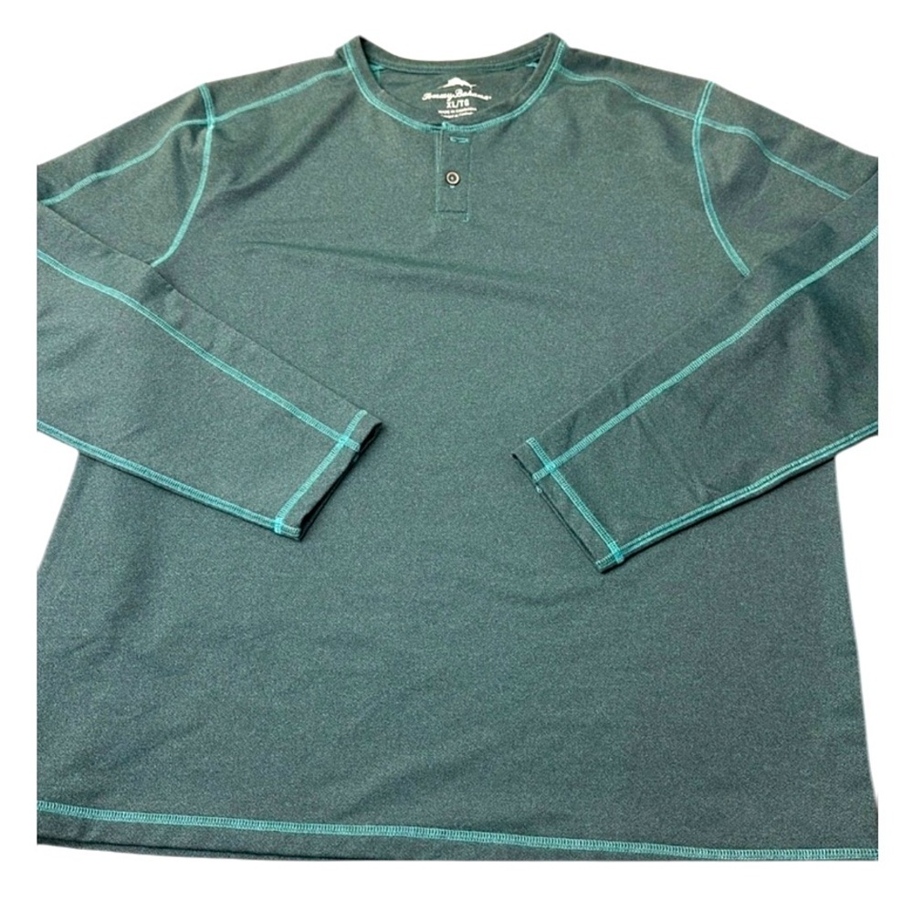TOMMY BAHAMA “paradise street henley” sweatshirt